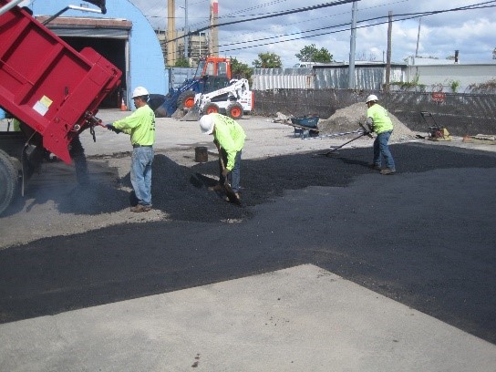 Patching with Asphalt Millings