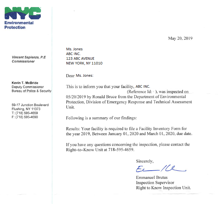 Did you receive a NYCDEP Right-To-Know Violation?