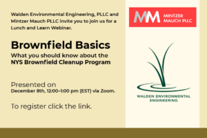 Walden Teams Up With Mintzer Mauch for Brownfield Webinar