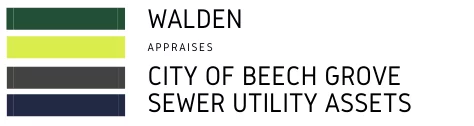 Image of text Walden Appraises City of Beech Grove Sewer Utility Assets