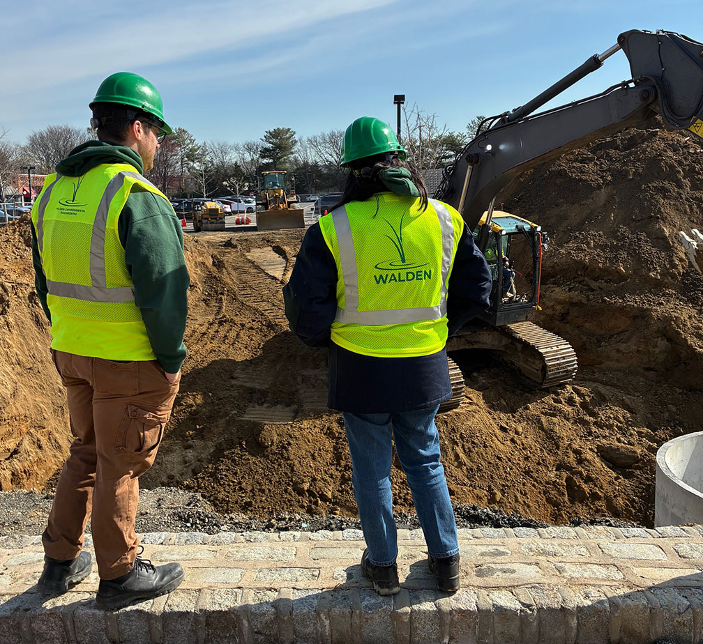Contractors on job site