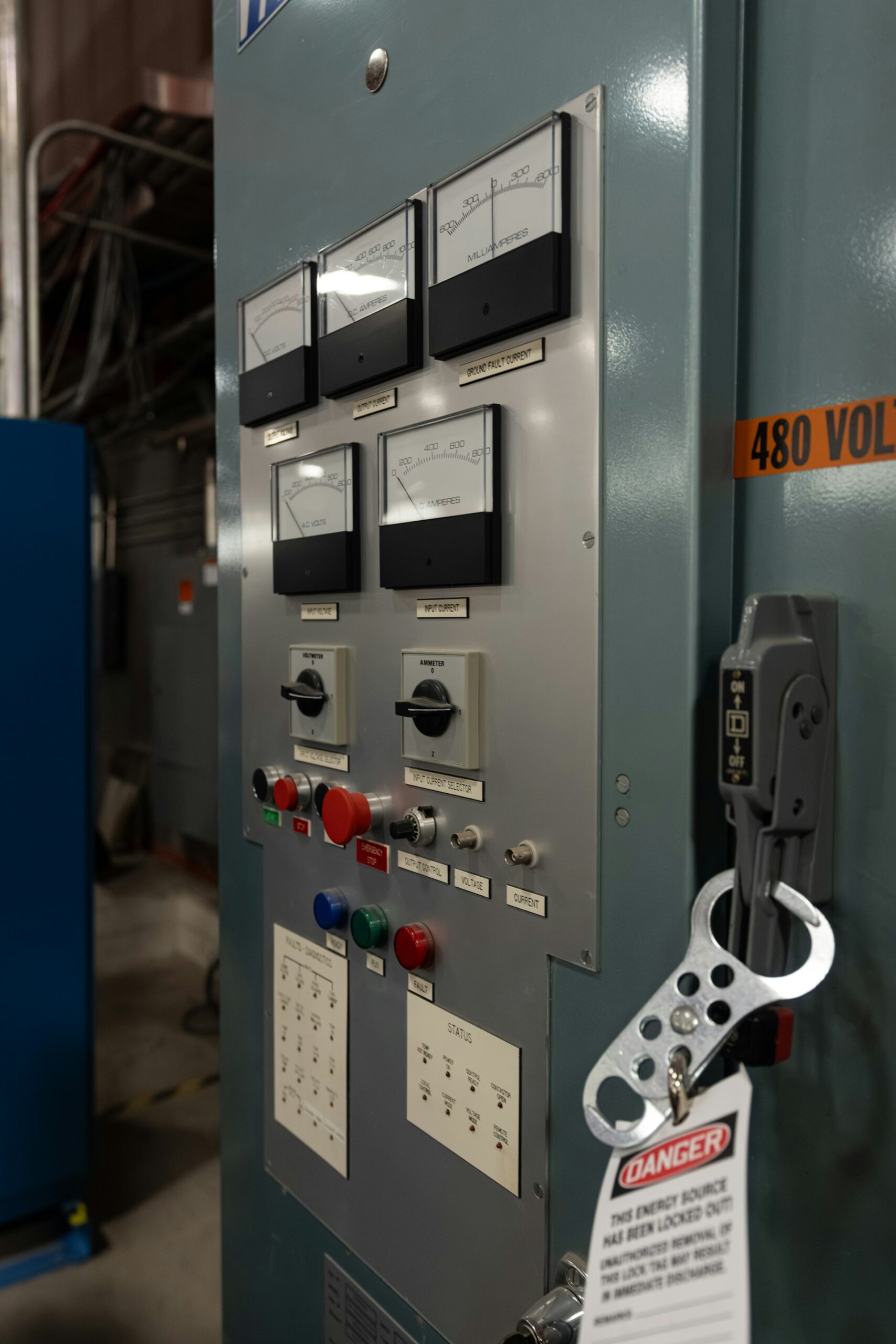 locked out electrical panel